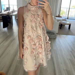 Elliatt dress blush floral